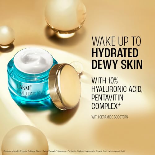 Lakme Hyaluronic Dewy Overnight Gel with Hyaluronic Acid 50G - Image 7