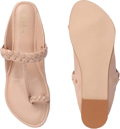 Picktoes Pt-n712 Women's Beige Synthetic
