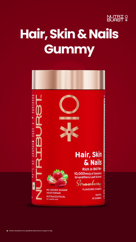 Nutriburst Biotin Gummies for Hair