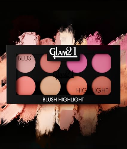 Glam21 Blush & Highlighter Palette|Silky