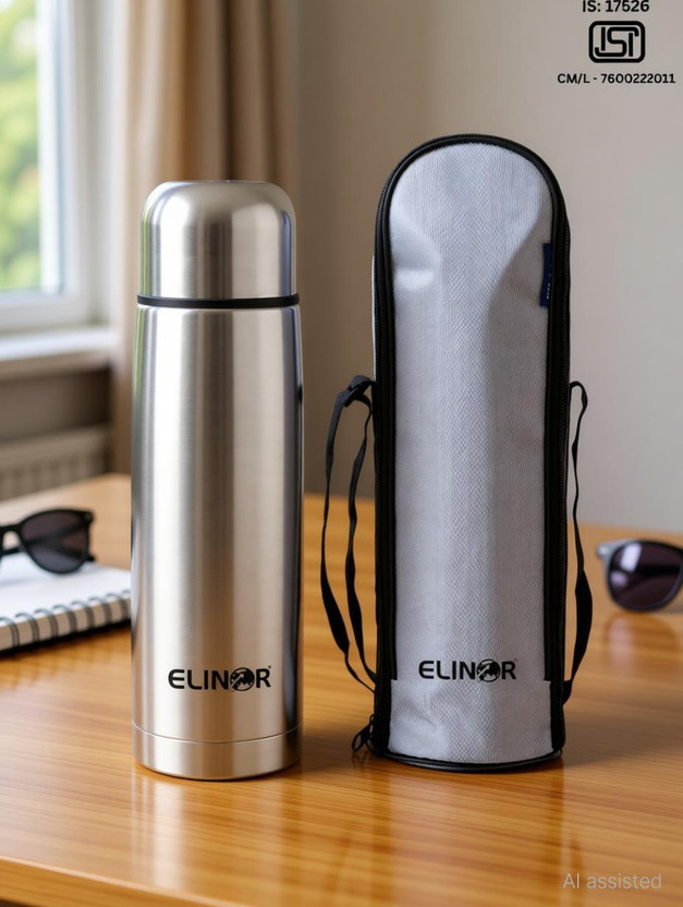 Pigeon Stark Therminox 1000 ml Steel Flask (Pack of 1, Silver) - Image 8
