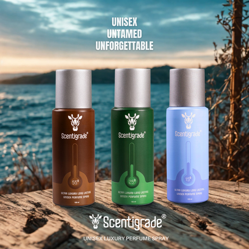 Scentigrade TrioPack|Unisex Luxury Perfume Body