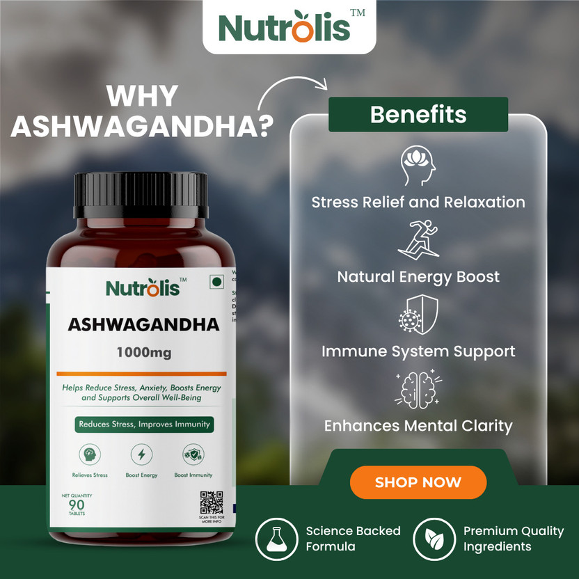 Nutrolis Ashwagandha 1000mg | Boosts