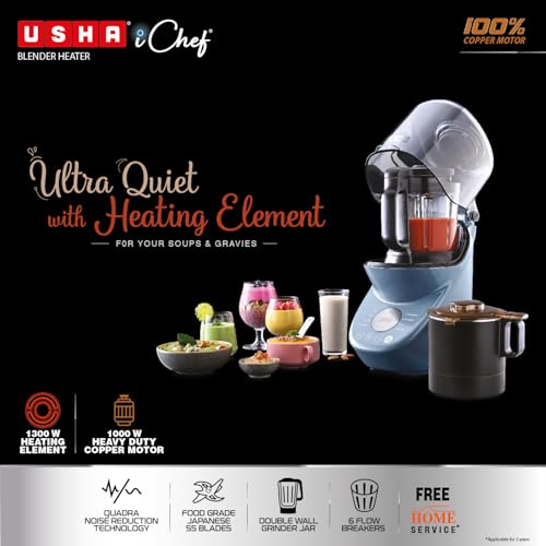 USHA Abs iChef Blender Heater|1000