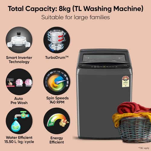 LG 8 Kg 5 Star