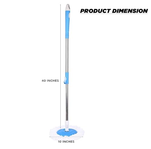 Special Spin Mop Spares Set Handle with Microfibers Refill - Image 5