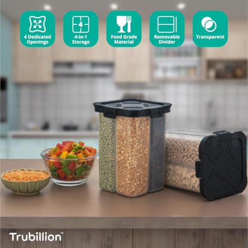 SplitBox 4-Section Kitchen Food Storage