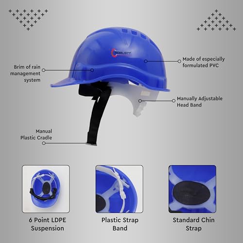 Robustt Safety Helmet - Blue