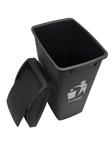 Cello Plastic Garbage Swing-Lid Dustbin 48 Ltr, Black//Black (COMBO) - Image 5