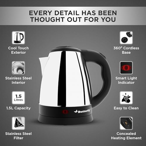 Butterfly EKN 1.5 Litre Stainless