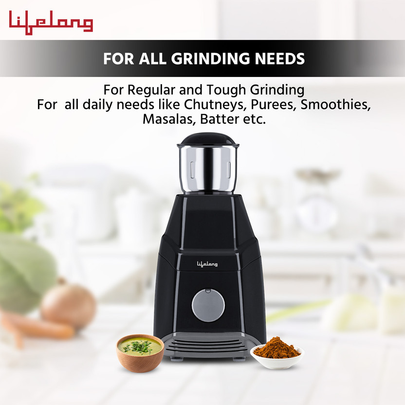 Lifelong LLMG7A 800 W Mixer Grinder (7A | 1 Jar | Black) - Image 4