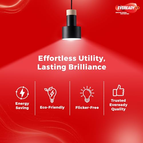 Eveready 30W LED Hammer Bulb with B22 Base, High CRI, 4KV Surge Protection, Energy Efficient & Long Life – Cool Daylight (6500K) for Home & Commercial Use - Image 4