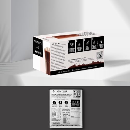 COCOSUTRA Sugar Free Drinking Chocolate | Travel Friendly Gift Hamper | Swiss Vanilla Hot Chocolate | 20 Sachets | Low Carb, Low Calorie | Stevia & Erythritol based | 400g - Image 3