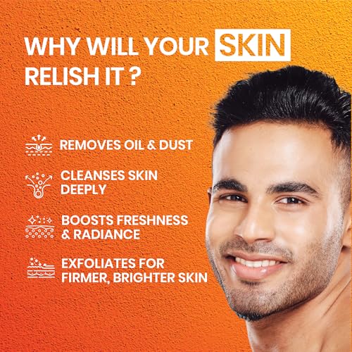 DABUR Kesar Ubtan Face Wash-100ml | Enriched with Natural Turmeric, Niacinamide & Saffron to Brighten, Tone and gently Exfoliate Skin | For Removing Tan, Dark Spots, Dirt & Impurities - Image 5