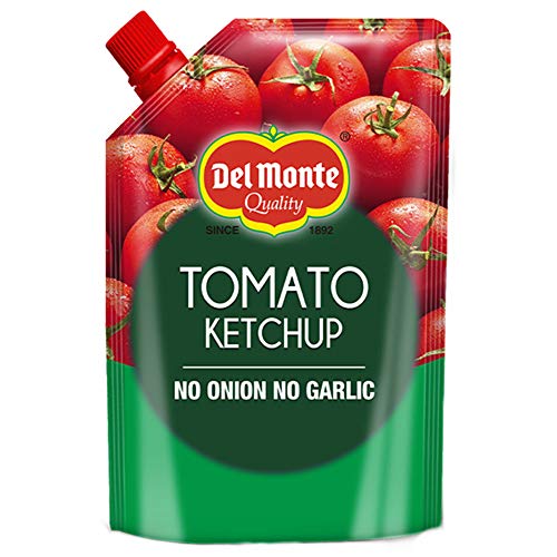 Del Monte Tomato Ketchup - No Onion No Garlic, 900 g| No MSG |100% Vegan | Tomato Sauce