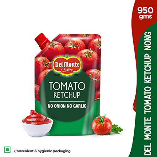 Del Monte Tomato Ketchup - No Onion No Garlic, 900 g| No MSG |100% Vegan | Tomato Sauce - Image 4