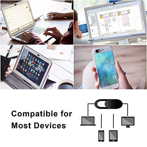 Lapster Laptop Camera Cover Webcam Cover Slider, Ultra Thin Slide Blocker for All Laptop PC Tablet (Pack of 10 pcs) - Image 5
