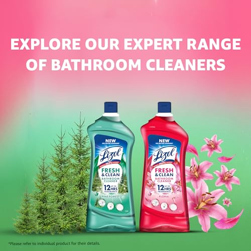 Lizol Fresh & Clean Bathroom Cleaner | Pine | 500 ml + 200 ml Free | Limited Period Offer | 10X Better Cleaning | Up to 12 Hrs Fragrance | Multi-Surface Cleans Floors, Basin, Tiles - Image 6
