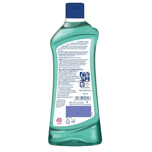 Lizol Fresh & Clean Bathroom Cleaner | Pine | 500 ml + 200 ml Free | Limited Period Offer | 10X Better Cleaning | Up to 12 Hrs Fragrance | Multi-Surface Cleans Floors, Basin, Tiles - Image 7