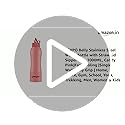 Go24 pexpo Belly ISI Certified Stainless Steel Water Bottle 1 ltr, with Straw Lid Sipper Cap | Single Wall Fridge Bottle | For Home, Office, Gym, School, Yoga & Trek - Candy Pink - Image 2
