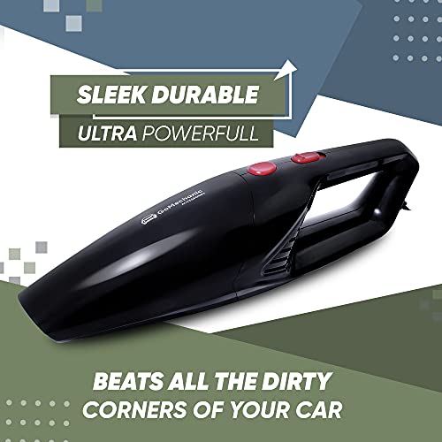 GoMechanic Neutron 4500 Handheld Super Suction Wet/Dry 4.5KPa Power Car Vacuum Cleaner with Anti-Bacterial Cleaning (Black) - Image 4