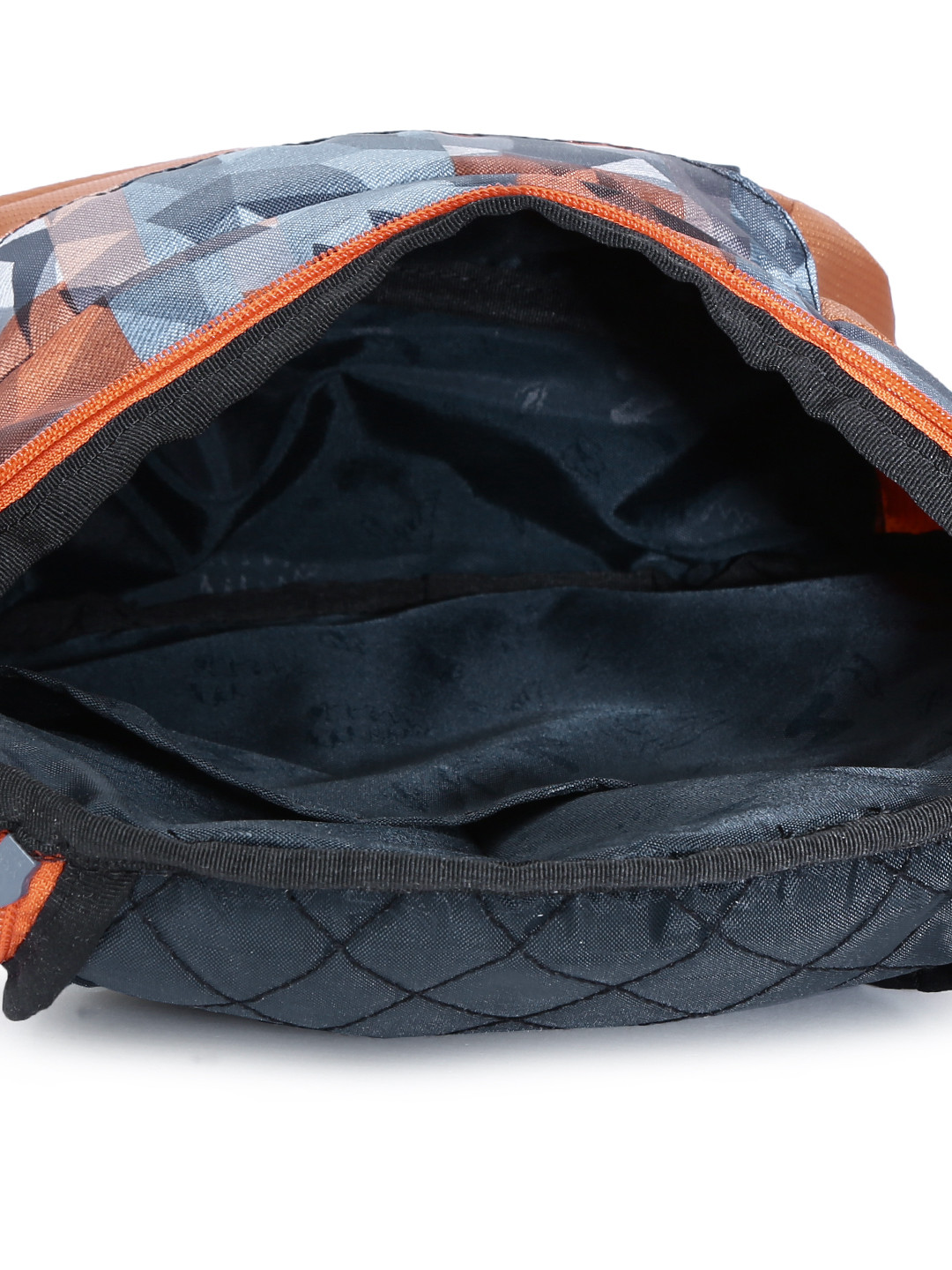 Wildcraft Women Orange & Blue Graphic Backpack - Image 5