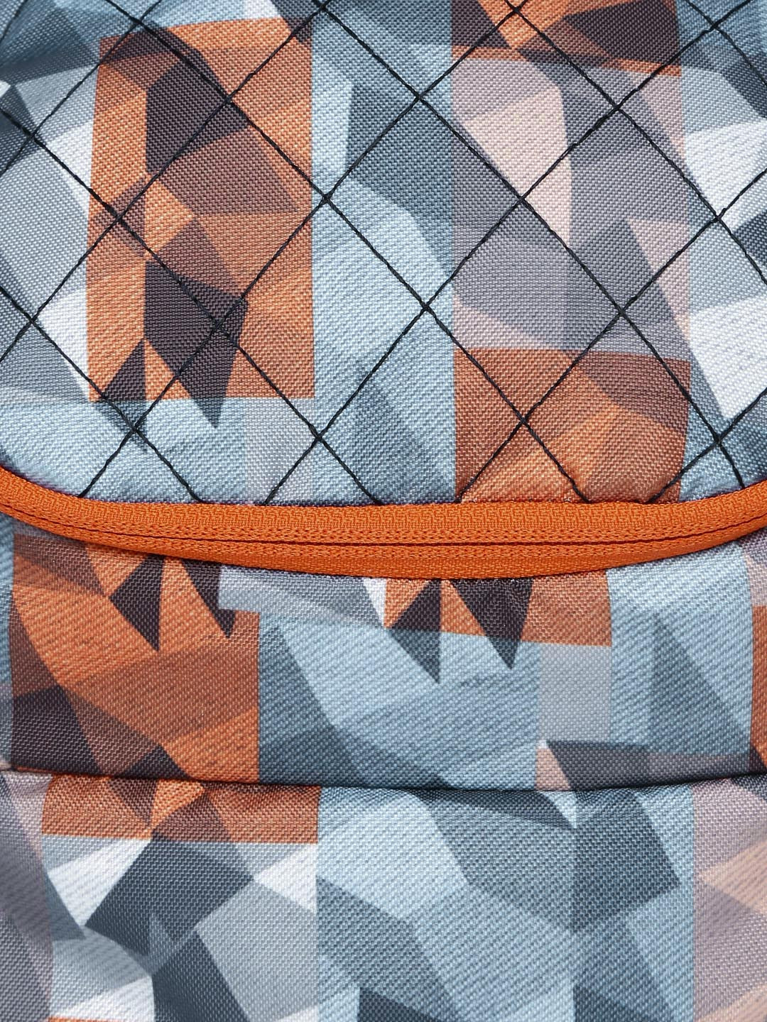 Wildcraft Women Orange & Blue Graphic Backpack - Image 6