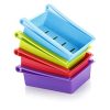 Floraware Plastic Refrigerator Storage Rack Set, Set of 3, Multicolour - Image 2