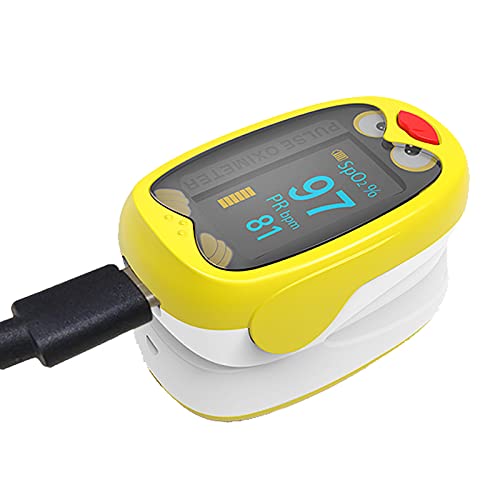WEAL Pulse Oximeter for Kids, USB Rechargeable Blood Oxygen Meter Baby Available, Portable Pulse Detector Specially Designed for Children