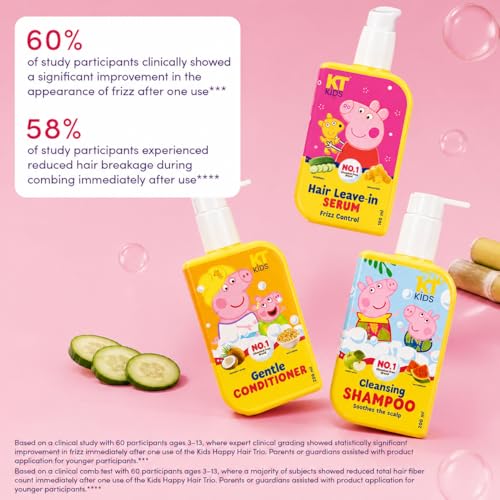 Hair Leave-In Serum for Kids | Pediatrician Approved & 100% Vegan | Aloe Vera & Cucumber Extract | Frizz Control & Non-Greasy | Paraben, Silicone & Sulphate free | 100ml - Image 4