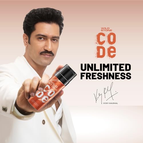 WILD STONE CODE Copper Long Lasting No Gas Body Perfume For Men, 150Ml - Copper, Spray - Image 2