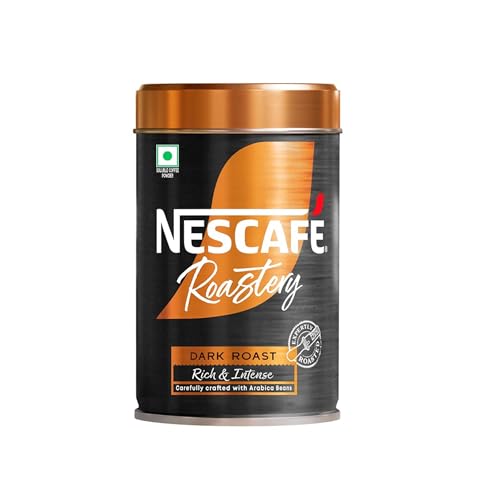 NESCAFE Roastery | Premium Imported Coffee | Dark Roast | Crafted by Master Roasters |Elevate your Coffee Experience | Rich & Intense Taste | 95g Tin (New Launch) Can