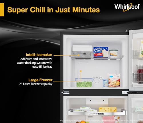 Whirlpool 308 L 3 Star Convertible Frost Free inverter Double Door Refrigerator (IF INV 355 OMEGA BLACK(3S) CONV-Y, 2026 Model) - Image 6