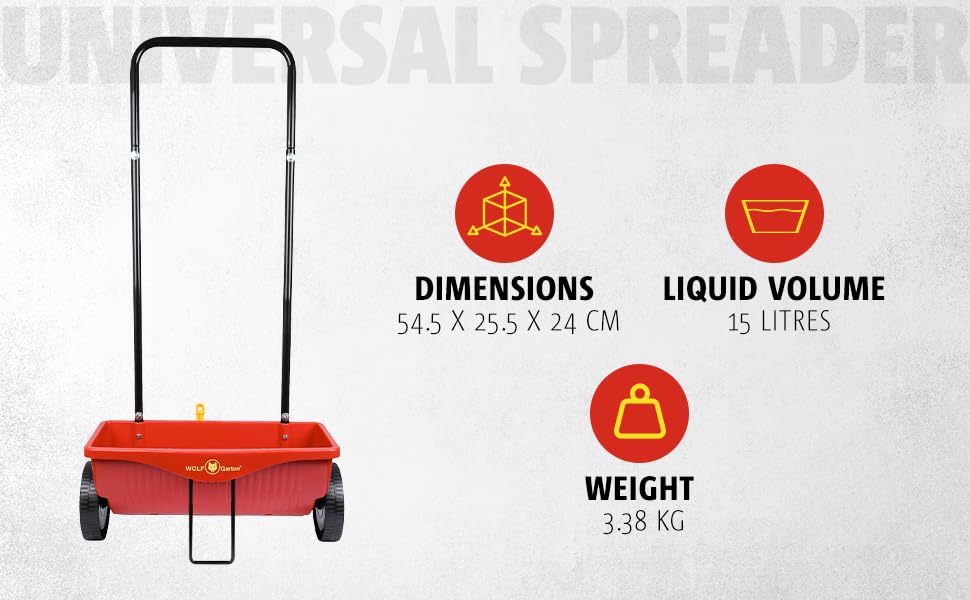 WOLF-Garten 5429000A Universal Spreader, Spreading