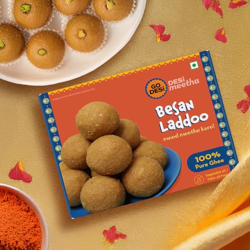 GO DESi Ghee Besan Laddu