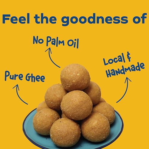 GO DESi Ghee Besan Laddu
