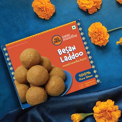 GO DESi Ghee Besan Laddu