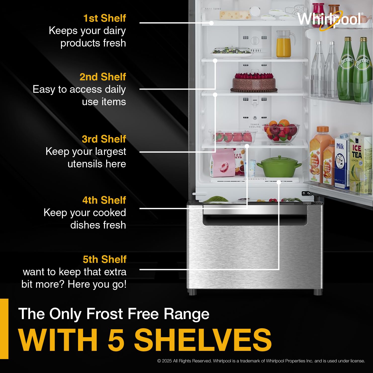 Whirlpool 235 L Frost Free