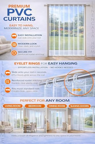 Transparent PVC AC Curtain