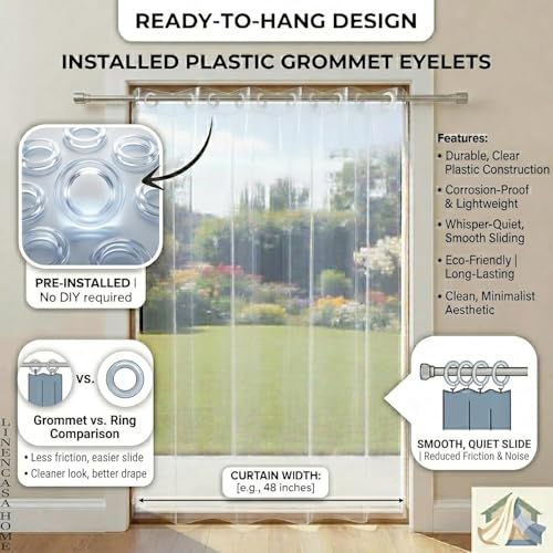 Transparent PVC AC Curtain