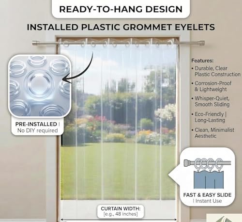 Transparent PVC AC Curtain