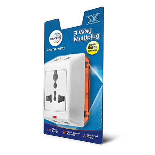 Wipro 3 Way Multiplug Adaptor