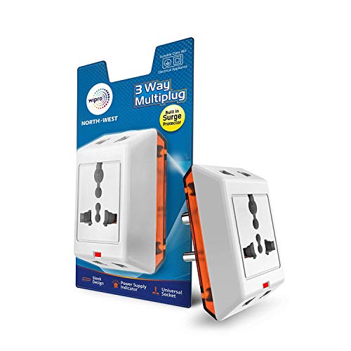Wipro 3 Way Multiplug Adaptor