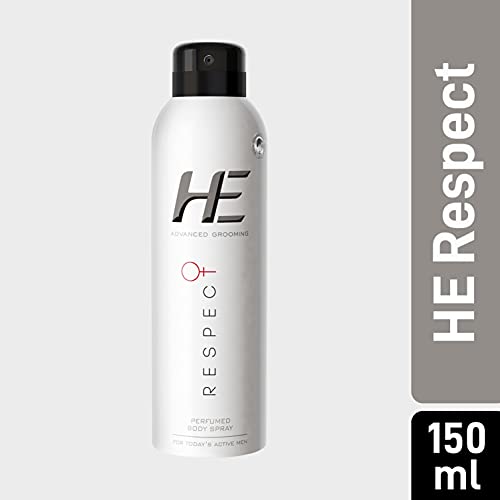He Advanced Grooming Respect Perfumed Body Spray, 150ml - Image 3