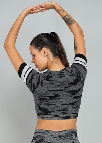 Kobo Women Sports Seamless Active Wear Top (Imported) - Image 5