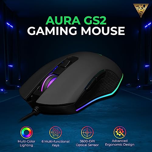 GAMDIAS RGB Wired Gaming Mouse