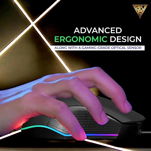 GAMDIAS RGB Wired Gaming Mouse
