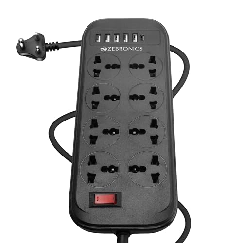 ZEBRONICS Power BAR 282,Extension Board/Strip,2500