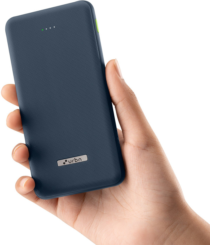 URBN 10000 mAh 22.5 W Power Bank (Blue, Lithium Polymer, Power De...more