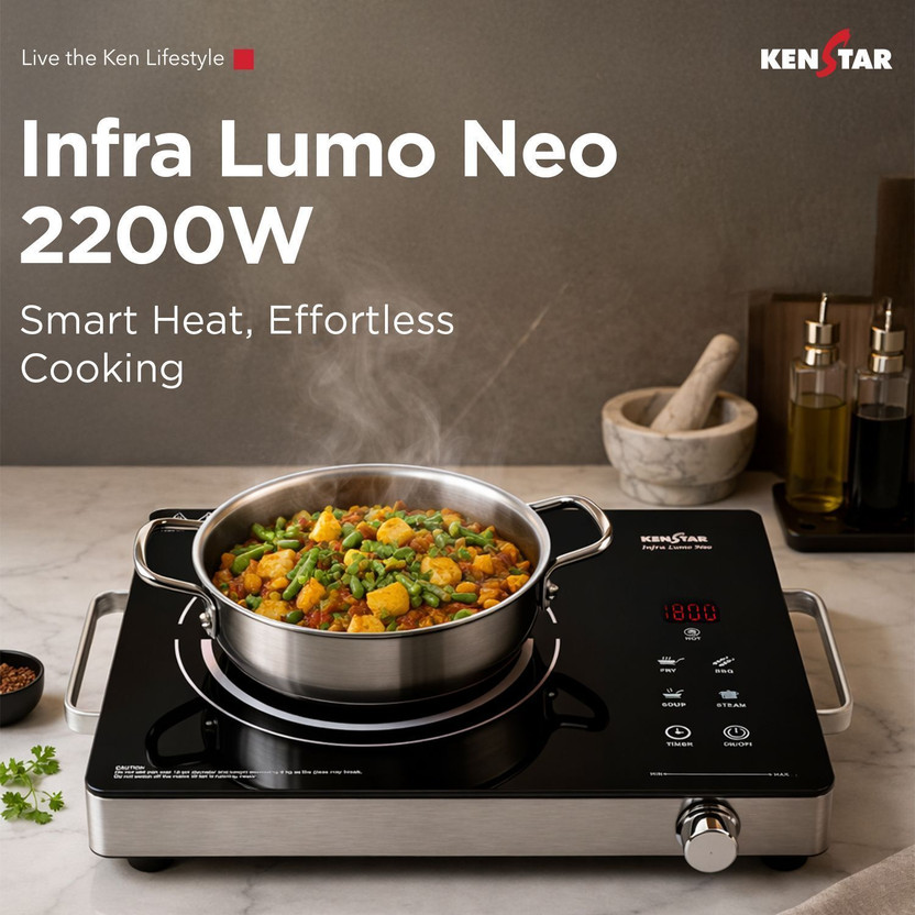 Kenstar 2200 W Infrared Cooktop